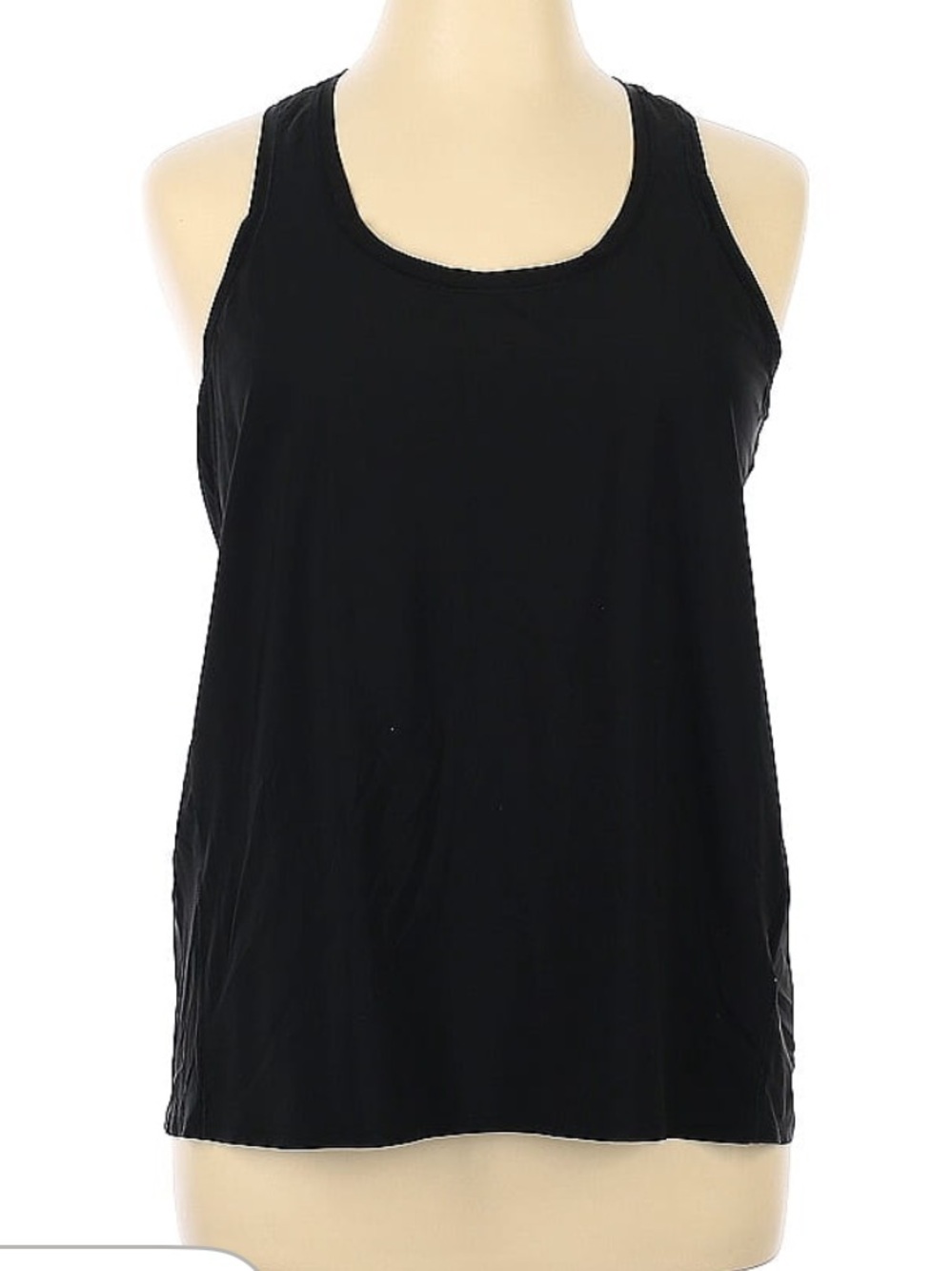 Athleta Black Racerback Workout Tank Top